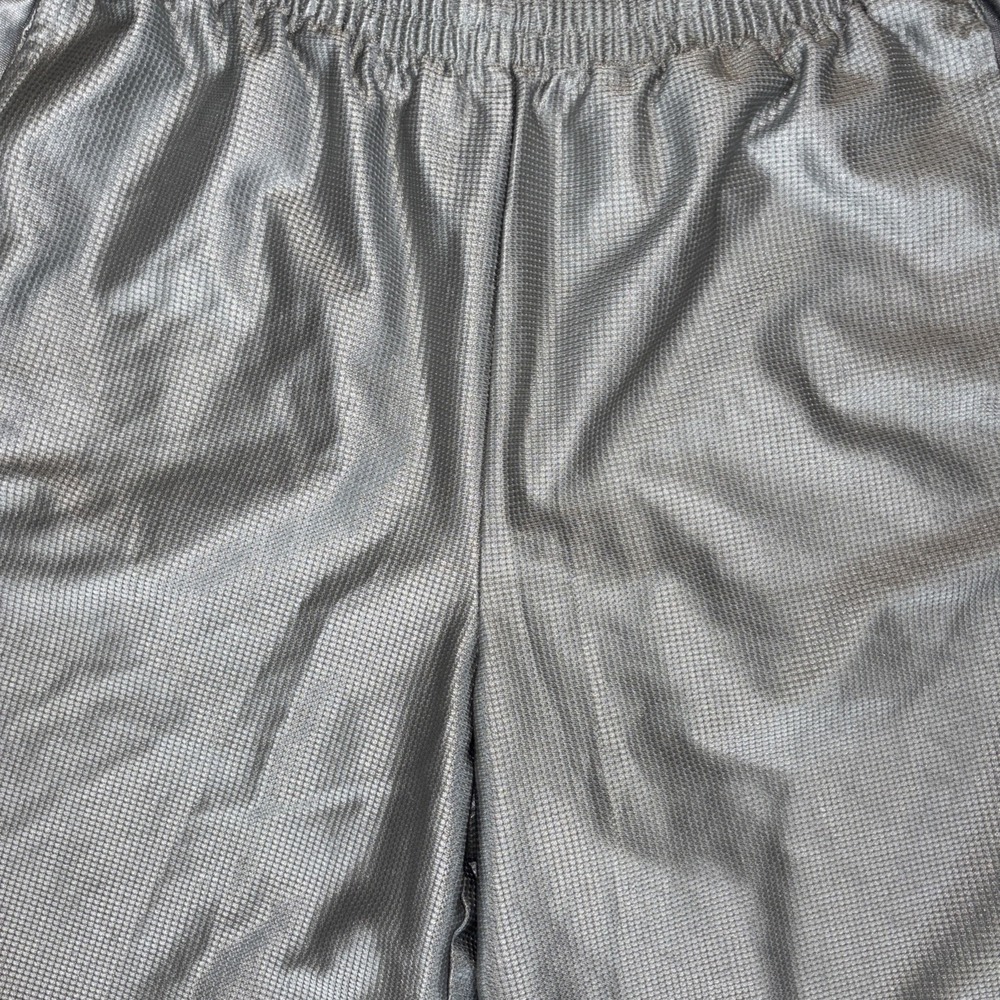 Vintage Y2K Silky Nike Basketball Shorts Men's Medium Gray - Picture 4 of 8